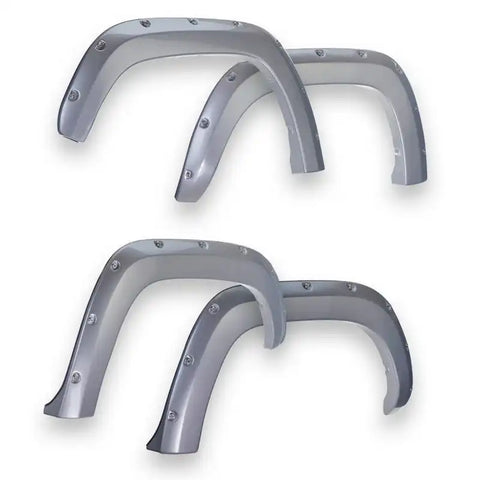 EGR 14+ Toyota Tundra Bolt-On Look Color Match Fender Flares - Set Silver Sky