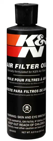 K&N 99-0533 Air Filter Oil-8oz Squeeze