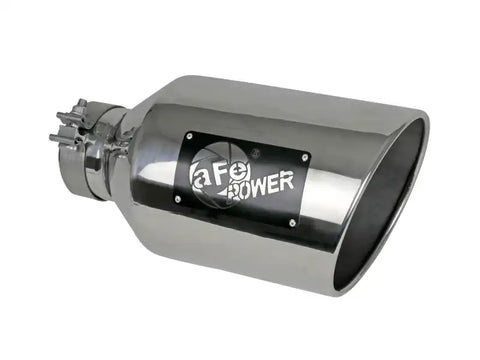aFe 49T40801-P15 Power MACH Force-Xp 304 Stainless Steel Clamp-on Exhaust Tip - Polished