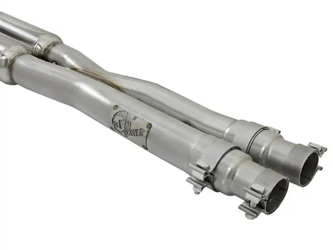 aFe 49-33087-P MACHForce XP 3in Sport Tone Cat-Back Exhausts w/ Polished Tips 15-17 Ford Mustang V6/V8