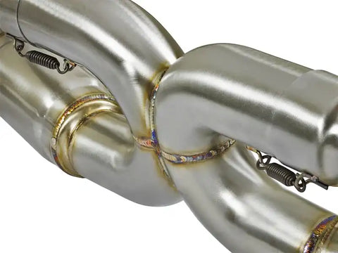 aFe 49-36406-C Power Elite SS-304 Carbon Tip Dual Cat Back Exhaust 13-14 Porsche 911 C2S (991) H6-3.8L