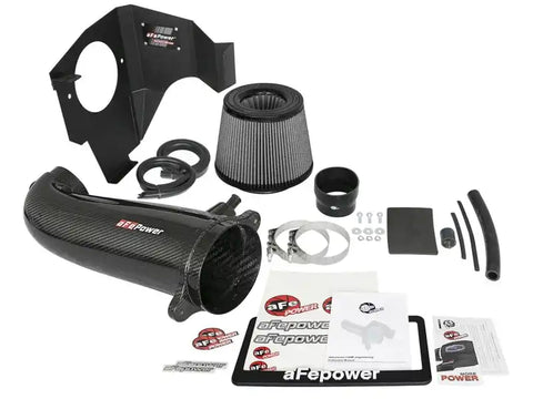 aFe 51-12162-C POWER Magnum FORCE Carbon Fiber Stage 2 Track Series Pro Dry S CAIS - 11-18 Dodge Challenger V8