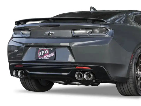 aFe 49-34069-P MACHForce XP 3in 304 Stainless Steel Cat-Back Exhaust 16-17 Chevy Camaro SS V8-6.2L