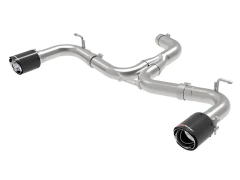 aFe 49-36417-C MACH Force-Xp 3in to 2-1/2in Stainless Steel Axle-Back Exhaust Carbon - 15-17 Volkswagen GTI