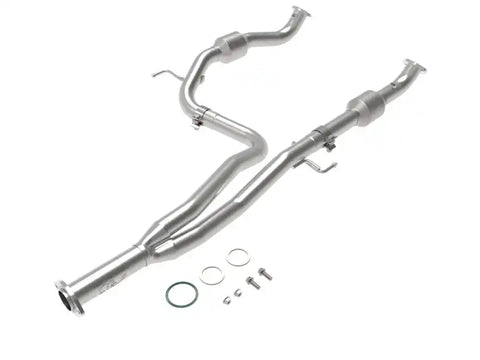 aFe 48-46013-RC Power Twisted Steel Y-Pipe w/ Cat SS 16-20 Toyota Tacoma V6 3.5L (4WD Only)