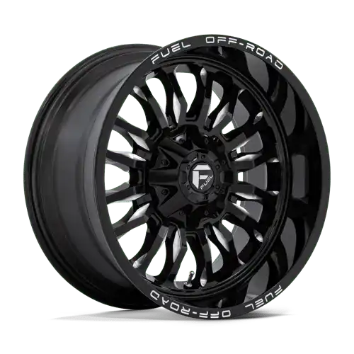 D795 20X10 6X135/5.5 G-BLK-MILL -18MM