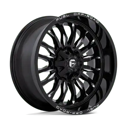 D795 22X10 6X135/5.5 G-BLK-MILL -18MM
