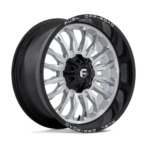 D798 22X10 6X135/5.5 SLVR-BRSH BLK-LP -18MM
