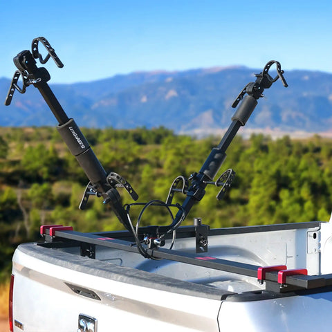 Lets Go Aero Three-Quarter Nelson 2-Bike Truck Bed Mount V-Rack (expandable to 6)