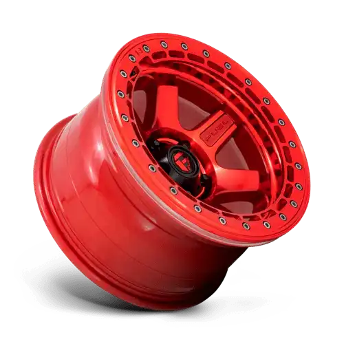D123 17X9 5X5.0 GL-RED GL-RED-RG -15MM