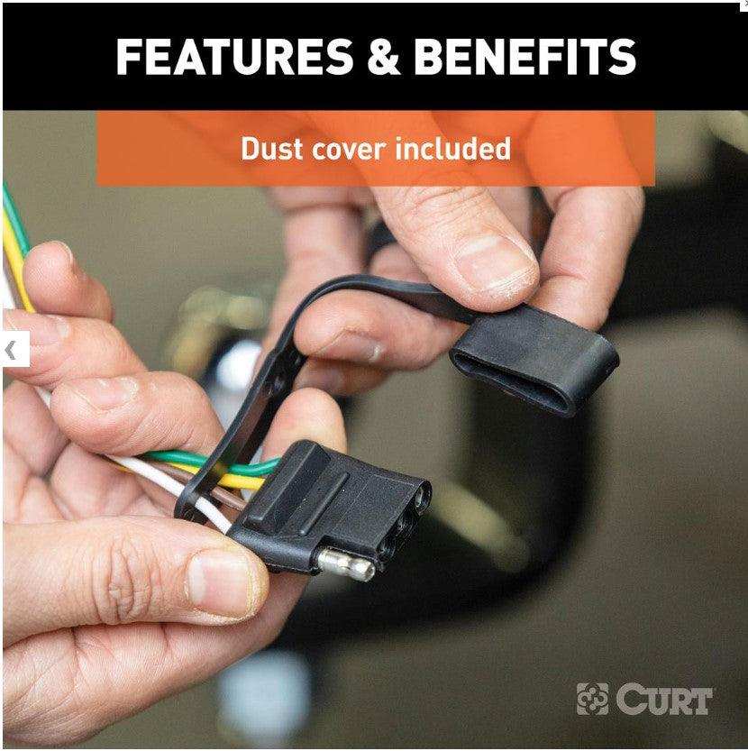Custom Wiring Harness, 4-Way Flat Output, Select Toyota Corolla Sedan - MyTruckPoint