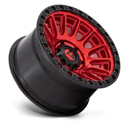 D834 17X9 6X5.5 C-RED-BLK-RG -12MM