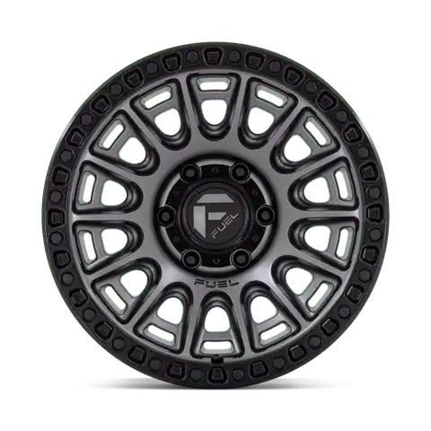 D835 17X9 5X5.0 M-GNMTL-BLK-RG -12MM