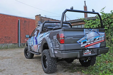 Dee Zee DZ95073B Aluminum Rear Truck Rack, Black