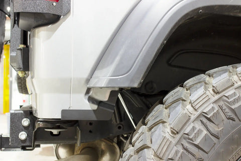 Fishbone Offroad FB13138 - Jeep JL Quarter Panel Chip Guards For 18-Pres Wrangler 2/4 Door Black