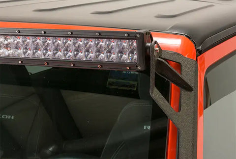 Fishbone Offroad FB21014 - Jeep JK 52 Inch Light Bar Bracket 07-18 Wrangler