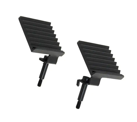 Fishbone Offroad FB21040 - Jeep JK Foot Peg 07-18 Wrangler Set Black