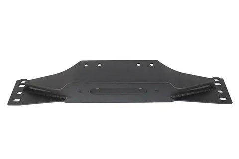 Fishbone Offroad FB21052 - Jeep TJ Winch Plate Steel 97-06 Wrangler Black Textured Powdercoat Piranha Series
