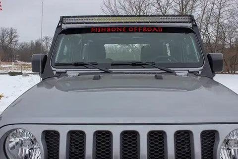 Fishbone Offroad FB21058 - Jeep JL Windshield Light Bracket 2018-Present Wrangler