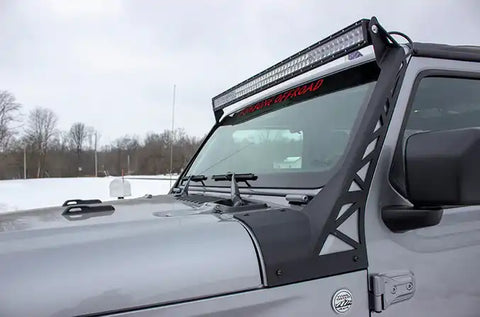 Fishbone Offroad FB21058 - Jeep JL Windshield Light Bracket 2018-Present Wrangler