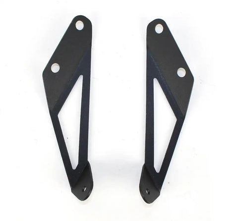 Fishbone Offroad FB21066 - Jeep JK Hood Light Mount Brackets 07-18 Wrangler