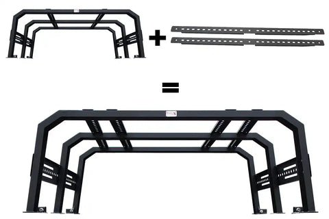 Fishbone Offroad FB21269 - Top Rails for 61 Inch Tackle Racks