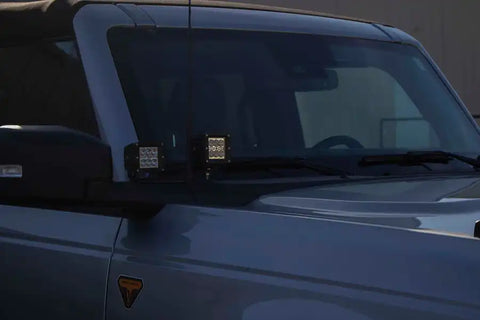Fishbone Offroad FB21350 - 2022-Present Bronco Cowl Light Brackets