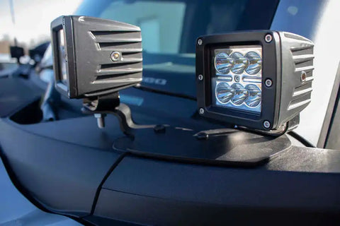 Fishbone Offroad FB21350 - 2022-Present Bronco Cowl Light Brackets