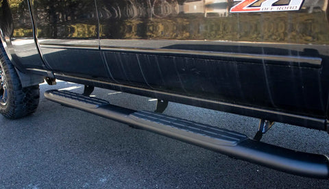 Fishbone Offroad FB21382 - 07-18 Silverado 1500/2500/3500 Double Cab 5 Inch Oval Side Steps