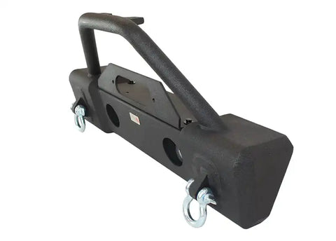 Fishbone Offroad FB22001 - Jeep JK Stubby Bumper W/Tube Guard 07-18 Wranger Black Texured Powercoated