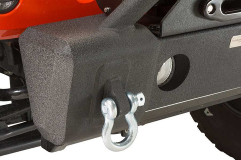Fishbone Offroad FB22001 - Jeep JK Stubby Bumper W/Tube Guard 07-18 Wranger Black Texured Powercoated