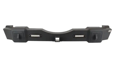 Fishbone Offroad FB22032 - Jeep JK Rear Bumper W/LED's 07-18 Wrangler Rubicon and Unlimited Steel Black Textured Powdercoat