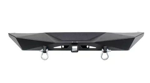 Fishbone Offroad FB22046 - Jeep JK Rear Bumper 07-18 Wrangler Rubicon and Unlimited Steel Black Textured Powdercoat Manowar Series