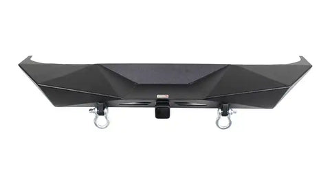Fishbone Offroad FB22046 - Jeep JK Rear Bumper 07-18 Wrangler Rubicon and Unlimited Steel Black Textured Powdercoat Manowar Series