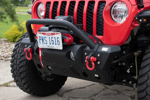 Fishbone Offroad FB22178 - Jeep JL/Gladiator Front Winch Bumper for 18-Pres Wrangler Black Powdercoat
