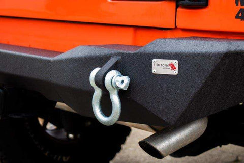 Fishbone Offroad FB22278 - Jeep JK Rear Bumper Mako 07-18 Wrangler