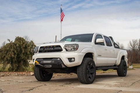 Fishbone Offroad FB22296 - 2012-2015 Tacoma Center Stubby Front Bumper