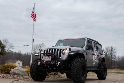 Fishbone Offroad FB22341 - Barracuda Modular Front Bumper Base 07-18 Jeep Wrangler, 18-Present Gladiator JT