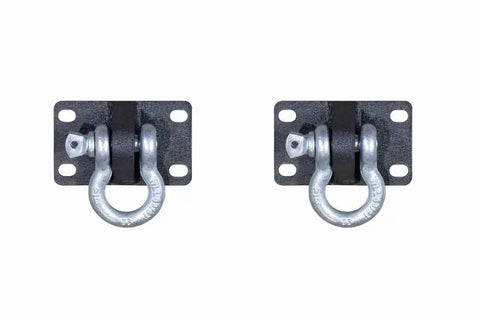 Fishbone Offroad FB22344 - Barracuda D-Ring Mount Pair 07-18 Jeep Wrangler, 18-Present Gladiator JT