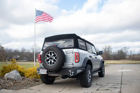 Fishbone Offroad FB22360 - 2022-Present Bronco Steelhead Rear Bumper
