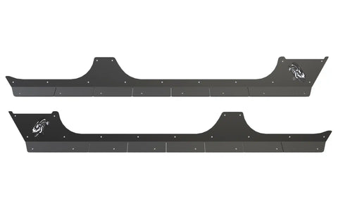 Fishbone Offroad FB23053 - Jeep JK Rocker Guards Scale Armor 07-18 Wrangler 4 Door