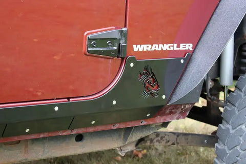 Fishbone Offroad FB23053 - Jeep JK Rocker Guards Scale Armor 07-18 Wrangler 4 Door