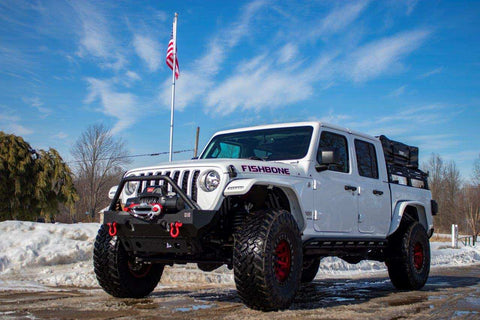 Fishbone Offroad FB23142 - 2020-Present Jeep Gladiator JT Rocker Guards