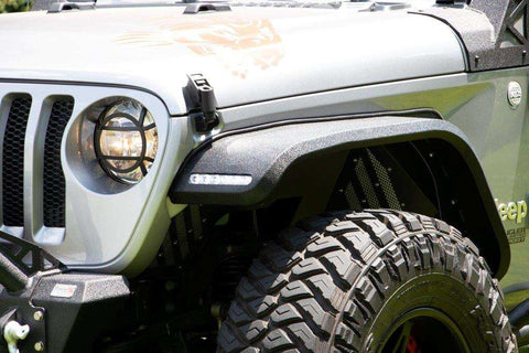 Fishbone Offroad FB23194F - Jeep Front Fenders Elite Steel for 18-Pres Wrangler JL/Gladiator