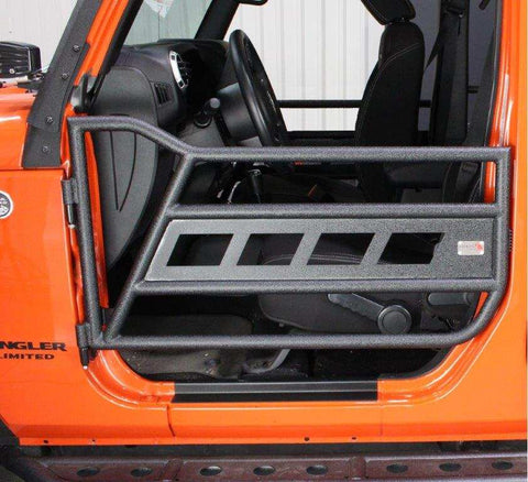Fishbone Offroad FB24023 - Jeep JK Tube Doors 07-18 Wrangler 2 Door