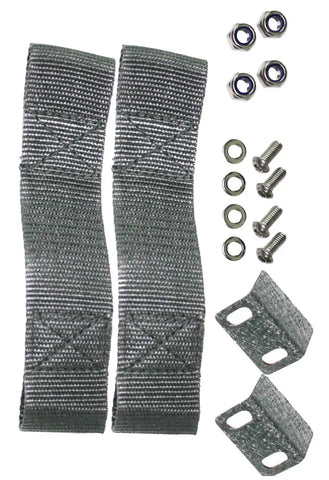 Fishbone Offroad FB24077 - Jeep TJ Front Tube Doors 97-06 Wrangler Black Textured Powdercoat Steel