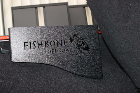 Fishbone Offroad FB25081 - Jeep JK Wheel Well Storage Bins 07-18 Wrangler 4 DR Black Textured Powdercoat Steel