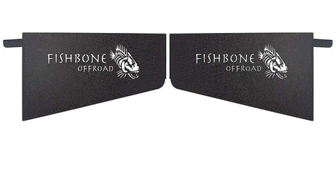 Fishbone Offroad FB25101 - Jeep JL Wheel Well Storage Bins 18-Pres Wrangler 2 Door