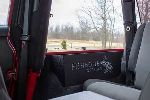 Fishbone Offroad FB25103 - Jeep TJ Wheel Well Storage Bins 97-06 Wrangler