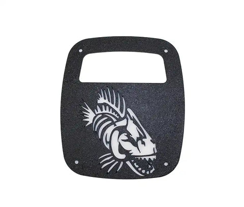 Fishbone Offroad FB31044 - Jeep Wrangler CJ YJ TJ Tail Light Covers Black Textured Powdercoat
